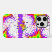 spat verf iPhone hoesje (Achterkant horizontaal)