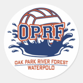 spatbal ronde sticker