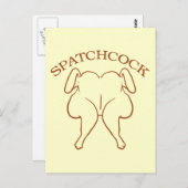 Spatchcock Chicken Briefkaart (Voorkant / Achterkant)