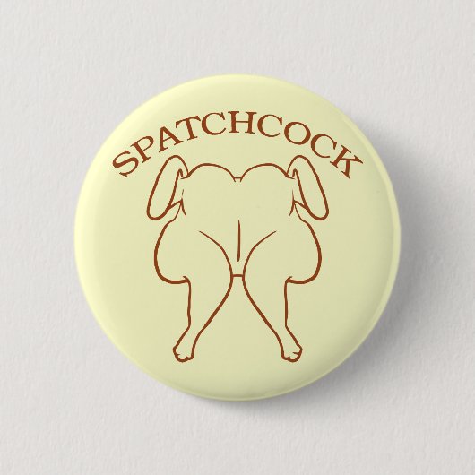 Spatchcock Chicken Ronde Button 5,7 Cm (Voorkant)