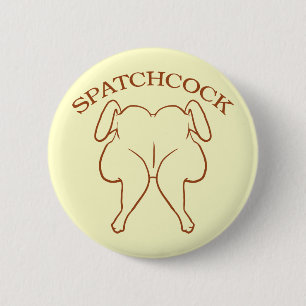 Spatchcock Chicken Ronde Button 5,7 Cm