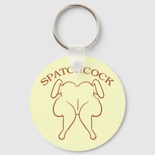 Spatchcock Chicken Sleutelhanger (Voorkant)