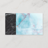 spatel | oceaangraniet | zwart marmer visitekaartje (Achterkant)