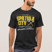 Spatel stad noodlijdend t-shirt (Voorkant)