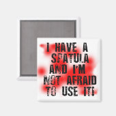 Spatelmagneet Magneet (Voorkant / Achterkant)