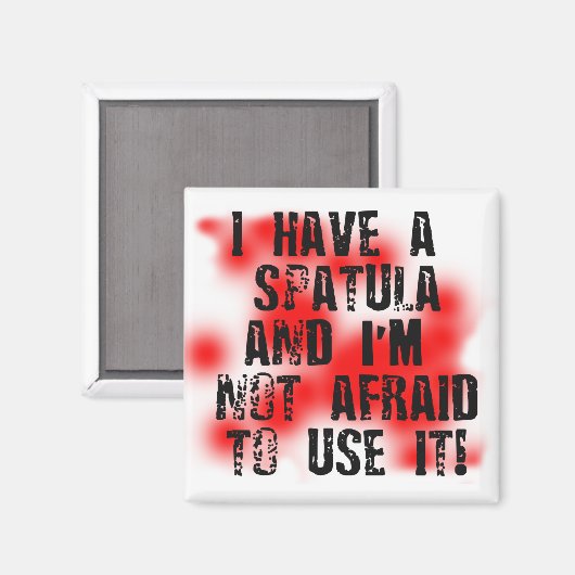 Spatelmagneet Magneet (Voorkant / Achterkant)