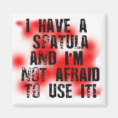 Spatelmagneet Magneet (Voorkant)