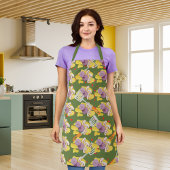 Spatels en roerei groen schort