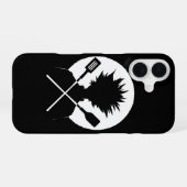 Spatels Grappig Koken Wilde Chef iPhone 16 Hoesje (Achterkant horizontaal)