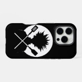 Spatels Grappig Koken Wilde Chef iPhone Hoesje (Achterkant horizontaal)