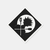 Spatels Grappige Koken Wilde Chef Servet (Hoek)