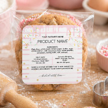 Spatestreep Roze Texas Cottage Law Voedseletiket