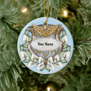 Spath Lily Shield Nurse Keramisch Ornament