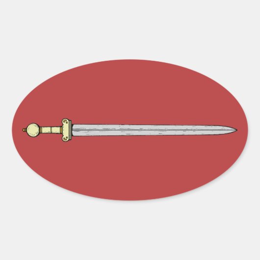 Spatha Ovale Sticker (Voorkant)