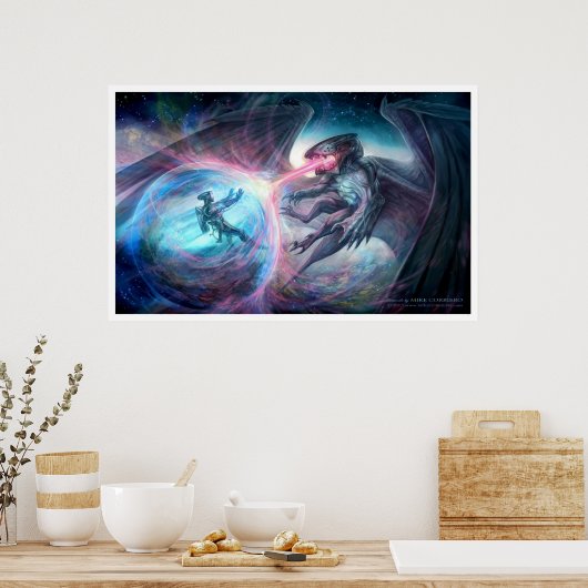 Spatie-bast Poster (Keuken)