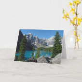 Spatie binnen het Magische Wenskaart van de Berg Kaart (Gele Bloem)