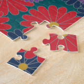 Spatie Bloemige Herfstpuzzel Legpuzzel (Zijkant)
