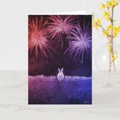 Spatie - Broodje op 4 van Juli Kaart (Gele Bloem)