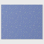 Spatie Doodle Lavendelblauw Inpakpapier (Vlak)