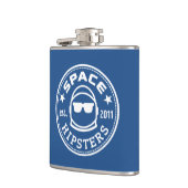 Spatie Hipsters Logo Flask. Heupfles (Links)