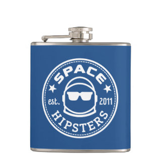 Spatie Hipsters Logo Flask. Heupfles