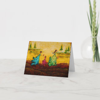 Spatie notecard met kunstwerk door Marabeth Quin Kaart