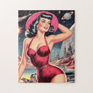 Spatie Sci-fi Pin-up Legpuzzel