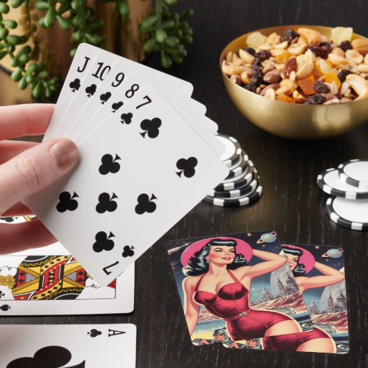Spatie Sci-fi Pin-up Pokerkaarten (Insitu)