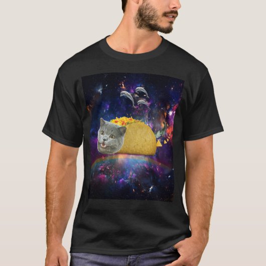 Spatie Tacocat Flying Dolphins Tortilla Chips Rain T-shirt (Voorkant)