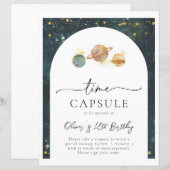 Spatie Tijd Capsule Sign | Ruimtevaart (Voorkant / Achterkant)