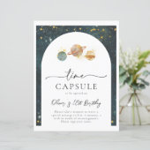 Spatie Tijd Capsule Sign | Ruimtevaart (Staand voorkant)