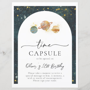 Spatie Tijd Capsule Sign   Ruimtevaart