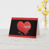 'Spatie van de Liefde de" van het wenskaart binnen Kaart (Gele Bloem)