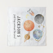 Spatie verjaardag welkom bord wandkleed (Voorkant (horizontaal))