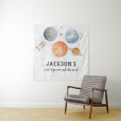 Spatie verjaardag welkom bord wandkleed (In situ)