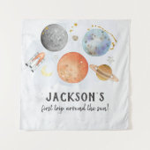 Spatie verjaardag welkom bord wandkleed (Voorkant)