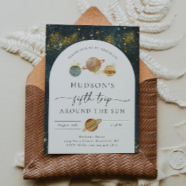 Spatie Verjaardagsuitnodiging | Vijfde Verjaardag Kaart