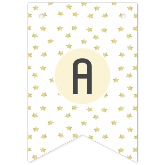 Spatiebanner voor ruimtefeest vlaggetjes (Tweede vlag)