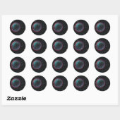 Spatiebubbel Ronde Sticker (Vel)