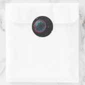 Spatiebubbel Ronde Sticker (Tas)