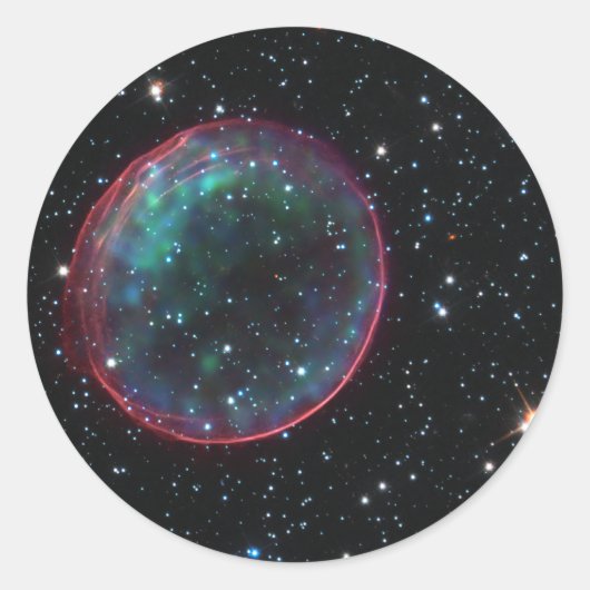 Spatiebubbel Ronde Sticker (Voorkant)
