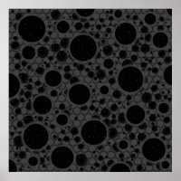 Spatiebubbel Vlekken - Zwart