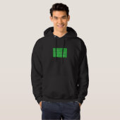 Spaties boven tabs, grappige programmeur Full Stac Hoodie (Voorkant volledig)