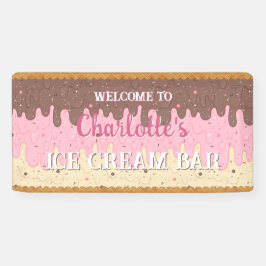 Spatjes en Napolitaans ijs Spandoek