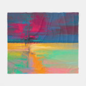 Spatpaint Fleece Deken (Voorkant (Horizontaal))