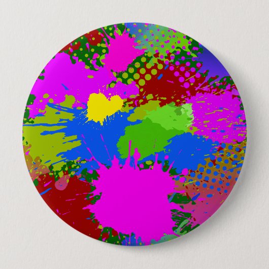 Spatpatroon 3 ronde button 4,0 cm (Voorkant)