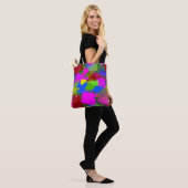 Spatpatroon met verf 3 tote bag (Op model)