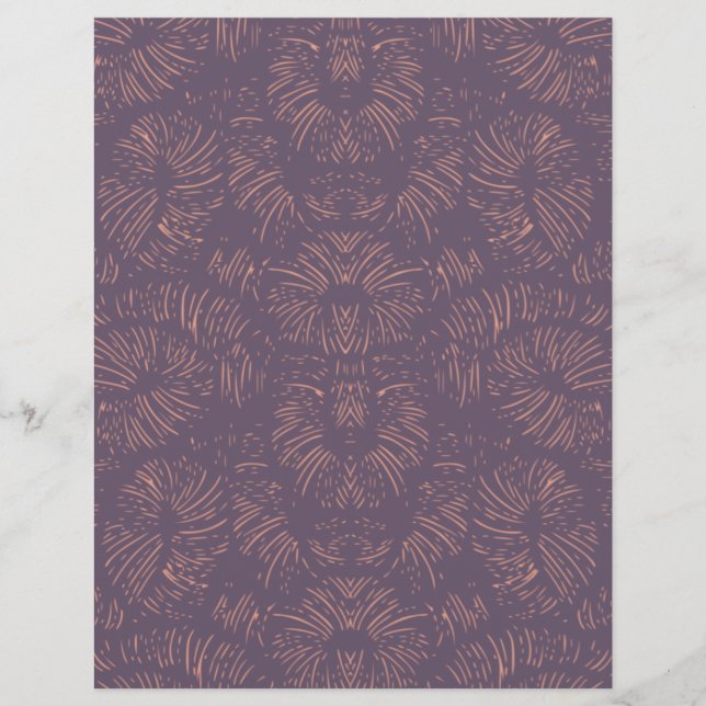 Spatroon Scrapbook Papier met Strooigoed, (Voorkant)