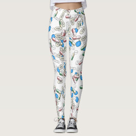 Spatroon van pillenstrooisel leggings