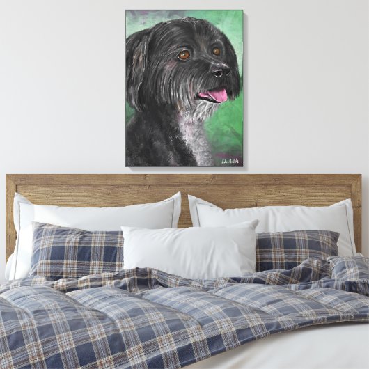 spatten canvas afdruk (Insitu (Slaapkamer))